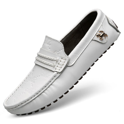 Mocasines de Cuero Auténtico Talla Grande para Conducir Hombre - Image 10