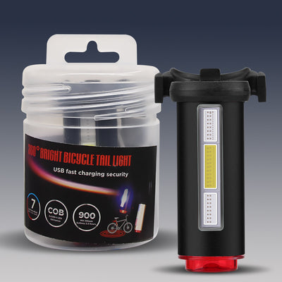 Luz Trasera para Bicicleta USB Recargable con 3 Modos de Iluminación - Image 13