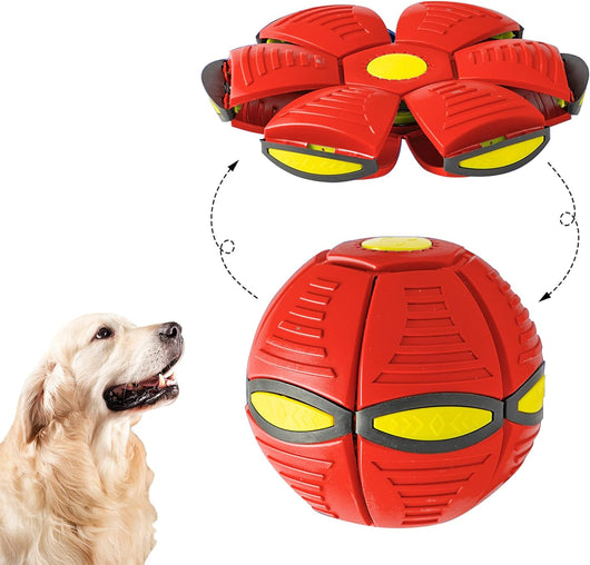 Pelota Voladora UFO con 6 Luces LED para Perros y Niños - Image 2