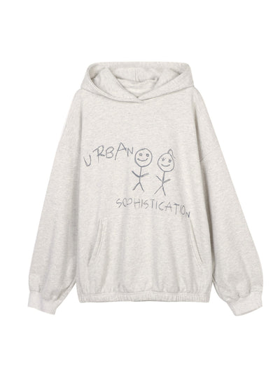 Sudadera Hoodie Coreana Estampada Suelta y Cómoda para Estudiantes - Image 9