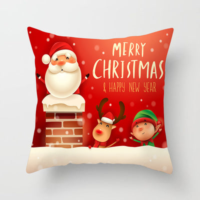 Funda de Almohada Navideña con Diseño de Muñeco de Nieve - Image 34
