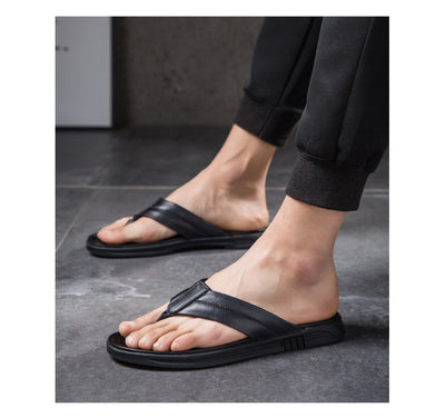 Sandalias de Cuero para Hombre - Chanclas de Playa Cómodas y Elegantes - Image 12
