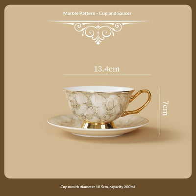 Juego de Taza y Plato de Cerámica Premium con Diseño Impreso - Image 7