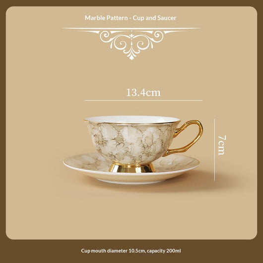 Juego de Taza y Plato de Cerámica Premium con Diseño Impreso - Image 7