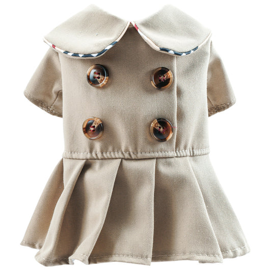 Abrigo Trinchera Khaki para Mascotas - Conjunto de Pareja - Image 14