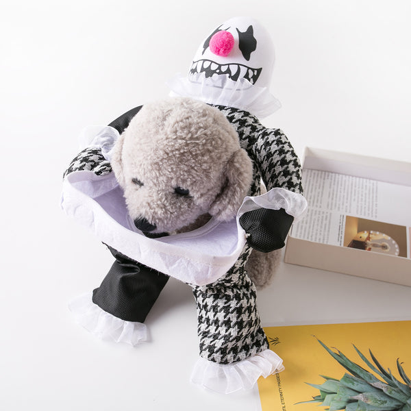 Disfraz Demonio Halloween para Mascotas con Accesorios Fotográficos