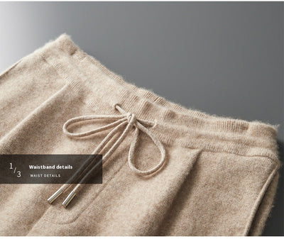 Pantalones Casuales de Cachemira Suelta para Hombre - Image 19