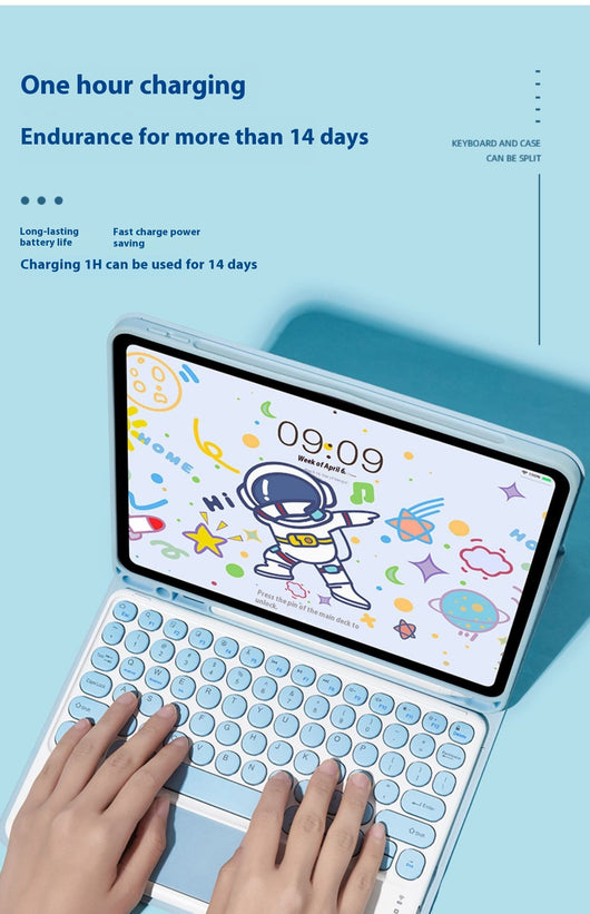 Funda Magnética de Cuero para Teclado con Ranura para Lápiz - Image 38