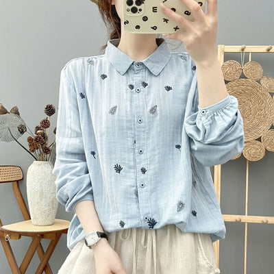 Blusa Larga de Algodón 100% Transpirable y Suave para Mujer - Image 12