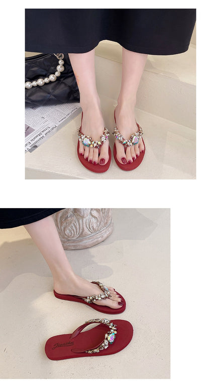 Sandalias Bohemias Planas para Playa - Chanclas Antideslizantes para Mujer - Image 23