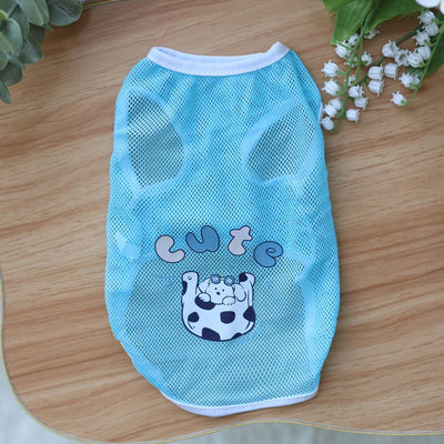 Chaleco Fresco para Mascotas con Estampado de Cuadrícula y Caricaturas - Image 9