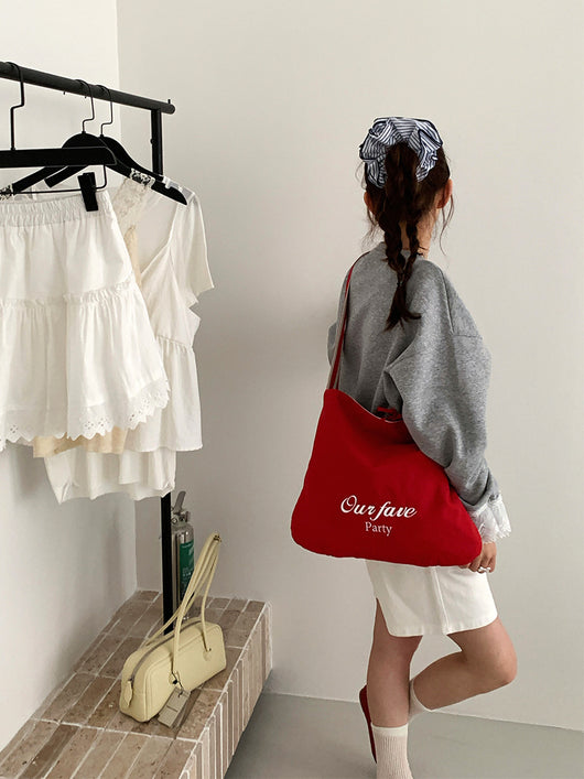 Bolsa Mensajero de Lona a Rayas con Doble Uso y Gran Capacidad - Image 23