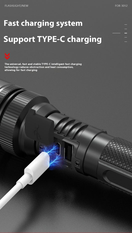 Linterna Láser LED de Largo Alcance con Pantalla LCD Digital para Exterior - Image 9