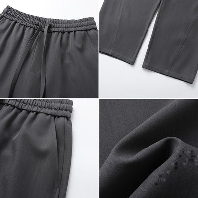 Pantalones Deportivos Casuales Hombre Corte Recto Tela Suave - Image 4