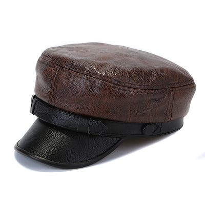 Gorra Estilo Pato de Cuero Genuino para Hombre y Mujer - Image 10