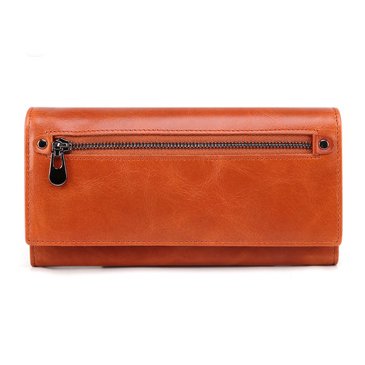 Billetera Larga de Cuero Genuino para Mujer - Diseño Minimalista - Image 4