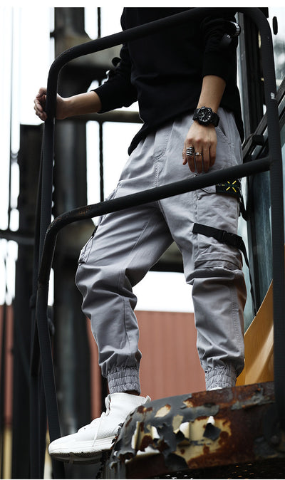 Pantalones Cargo de Algodón para Hombre - Estilo Casual Versátil - Image 3