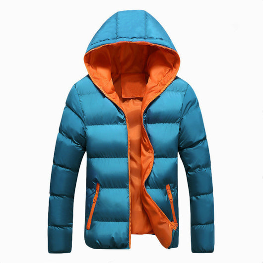 Abrigo Acolchado con Capucha para Hombre Talla Grande - Image 6