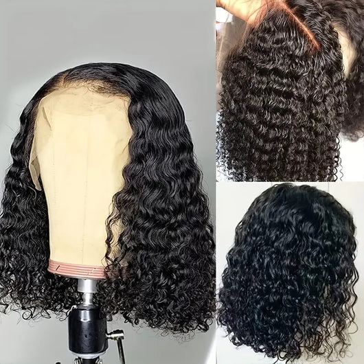 Peluca Afro Rizada Corta Volumen Natural - Cabello Rizado Completo - Image 8