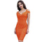 Vestido Bandage Hombros Descubiertos