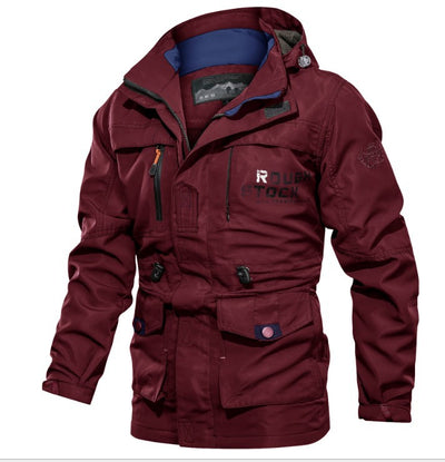 Chaqueta Casual Outdoor para Hombre - Talla Grande y Corte Largo - Image 9