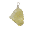 Natural Stone Pendant Irregular Crystal Rough Necklace Lemon Crystal (Silver Plated) Pure Natural