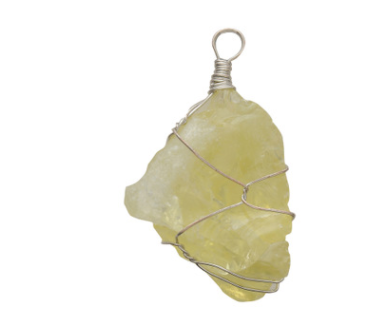 Collar de Cristal en Bruto con Dije de Piedra Natural Irregular - Image 14