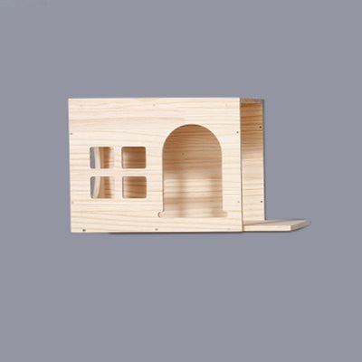 Plataforma Rascadora de Madera Maciza para Gatos con Tablero de Sisal - Image 44