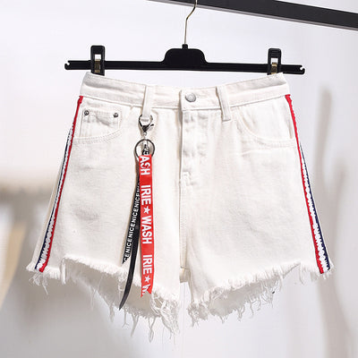 Shorts de Mezclilla Cintura Alta Talla Grande XL - Pantalones Cortos Holgados para Verano - Image 5