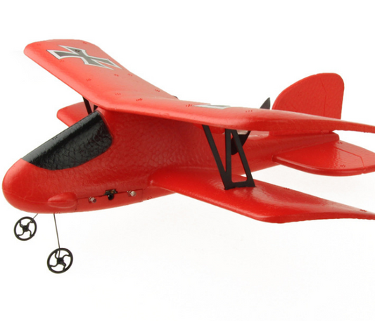 Avión Teledirigido Biplano FX-808 2.4G Interior - Listo para Volar