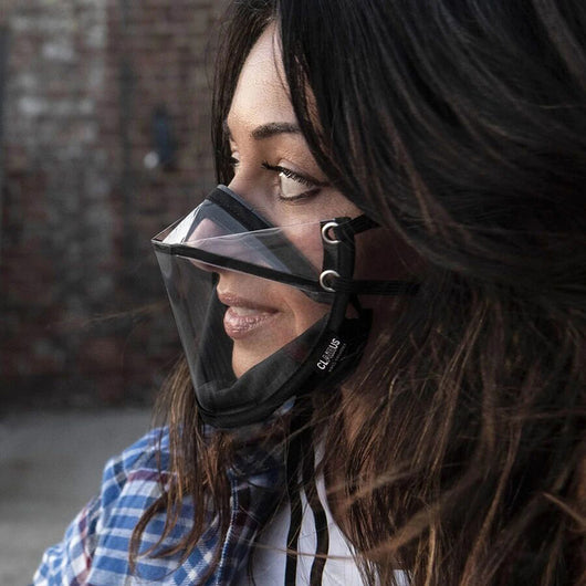 Mascarilla Transparente Ajustable con Protección Antivaho y Lectura de Labios - Image 2