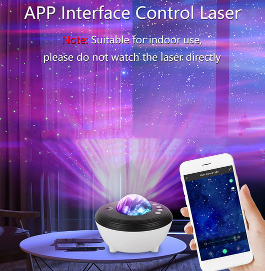 Luz Proyectora Aurora Boreal con Control por Voz Tuya Smart - Image 12