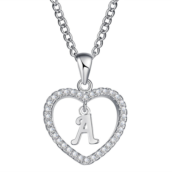 Collar de Corazón Personalizado con Circonia