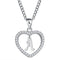Collar de Corazón Personalizado con Circonia
