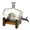Decantador de Vidrio 1000ml con Grifo - Barril de Vino Artesanal Buen Viaje