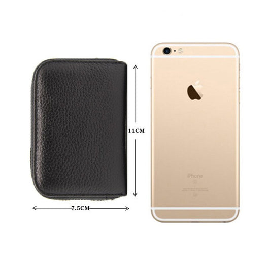 Billetera Compacta de Cuero Genuino con Protección RFID para Mujer - Image 3
