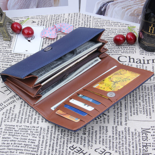 Billetera Multiusos Contraste Colores Pastel - Cartera Clutch para Mujer - Image 4