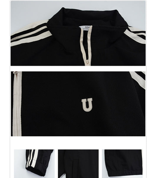 Conjunto de Dos Piezas: Cardigan Liso y Pantalón Casual para Hombre - Image 12