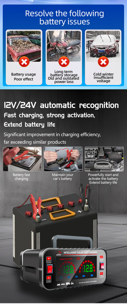 Cargador Inteligente Automático para Motos y Autos - Image 9