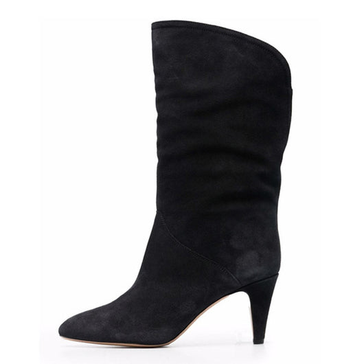 Botas Vaqueras con Punta Afilada y Tacón Angosto - Image 9