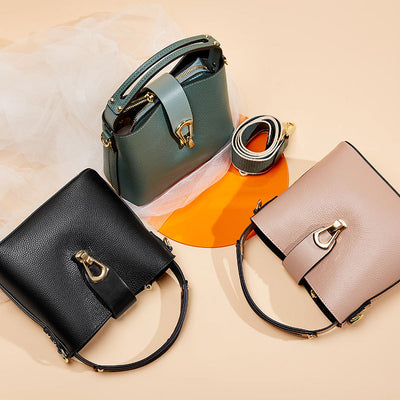 Bolso Mensajero de Cuero Premium para Mujer - Elegancia Minimalista - Image 6