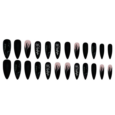 Puntas de Uñas de Gel Blanco Estilo Europeo y Americano - Image 5