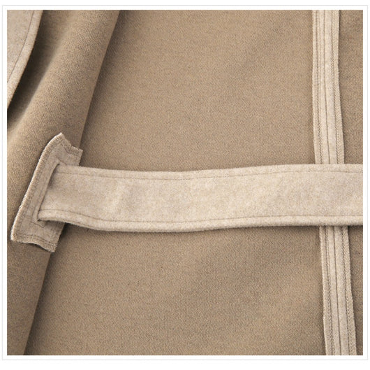 Capa Abrigo de Lana Gruesa con Cordones - Image 21