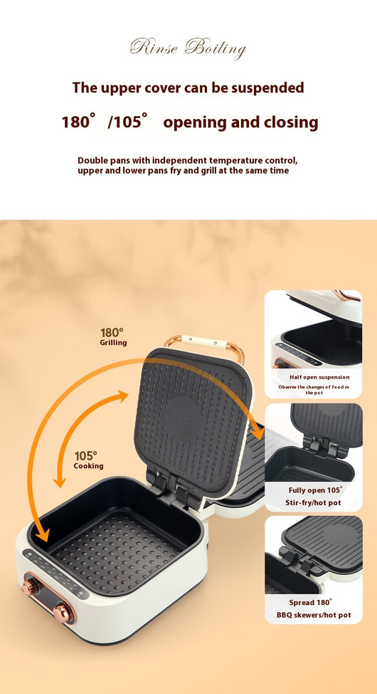 Máquina Multifuncional para Pancakes con Calentamiento Doble Cara - Image 12
