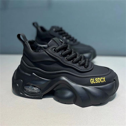 Zapatos Deportivos de Plataforma en Cuero para Hombre - Estilo Moderno y Confort - Image 42
