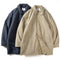 Abrigo Trench Acolchado Térmico Retro Solapa para Hombre