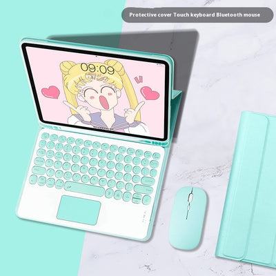 Funda Magnética de Cuero para Teclado con Ranura para Lápiz - Image 4