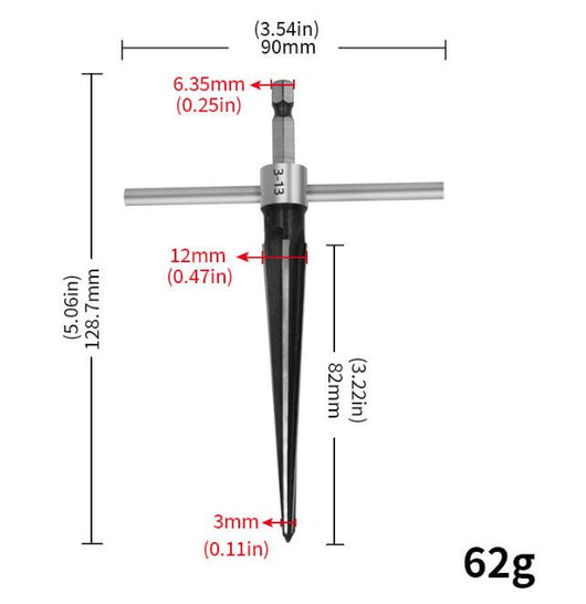 Escariador Cónico Hexagonal para Carpintería y Chaflanes - Image 17