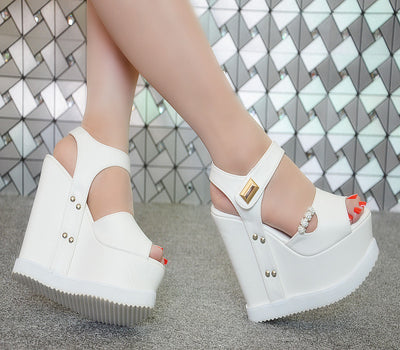 Sandalias de Cuña con Plataforma - Image 2