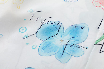 Camisa para Hombre con Estampado de Flores y Mariposas Graffiti - Image 18